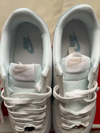 Nike Cortez Blancas y Azul Mujer