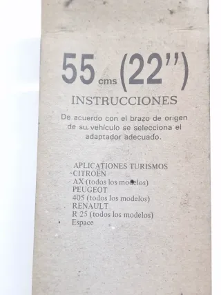 Escobillas limpiaparabrisas CITROEN AX.RENAULT 25.