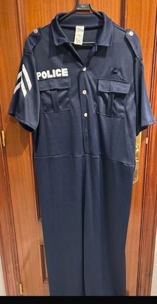 Disfraz Policía Agente Talla M unisex