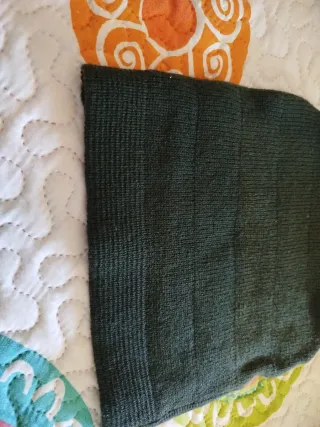 Gorro lana militar verde