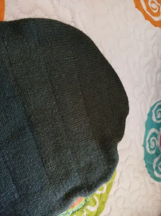 Gorro lana militar verde