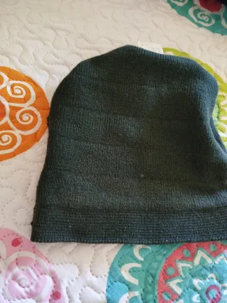Gorro lana militar verde