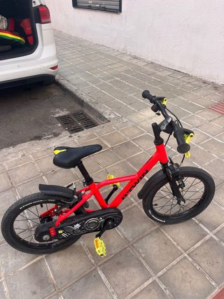 Bicicleta Infantil B'Twin 16 500 Roja