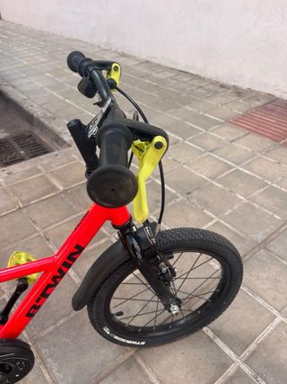 Bicicleta Infantil B'Twin 16 500 Roja