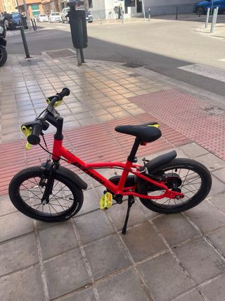 Bicicleta Infantil B'Twin 16 500 Roja