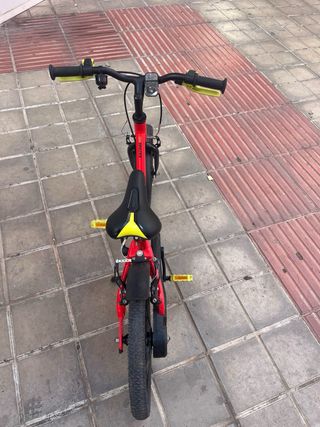 Bicicleta Infantil B'Twin 16 500 Roja