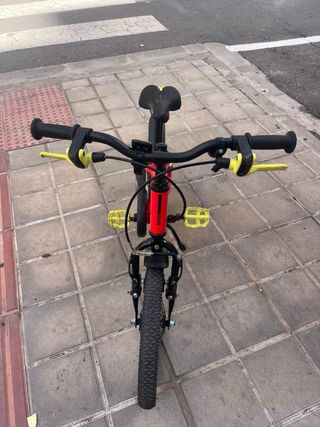 Bicicleta Infantil B'Twin 16 500 Roja