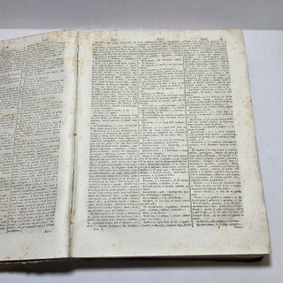 Libro Antico Dizionario Italiano Inglese 1795
