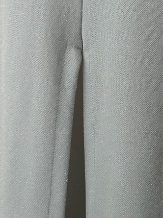 Vestido escote bardot purpurina años 90