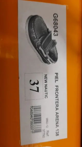 Zapatos de piel niño beige