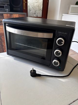 Horno eléctrico sobremesa Cecotec negro