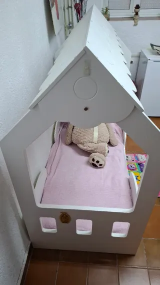 Cama infantil caseta blanca