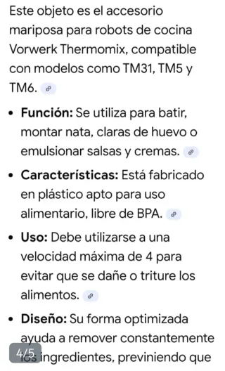 Mariposa Thermomix TM31 TM5 TM6 Original