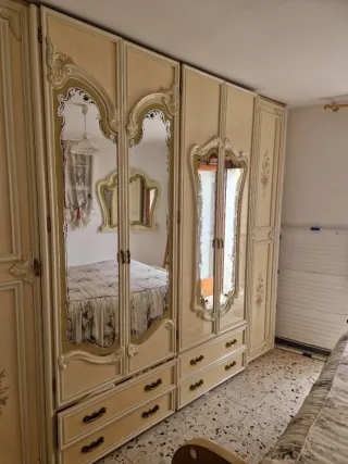 Camera da letto barocco completo vintage