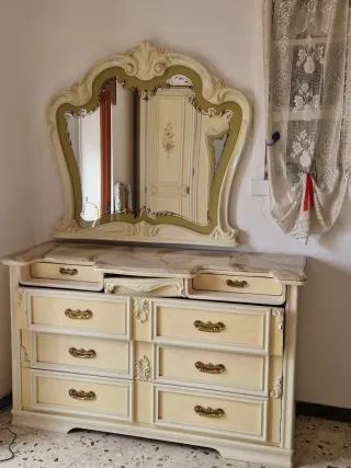 Camera da letto barocco completo vintage