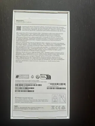 iPhone 16 Pro 128 GB Nuevo