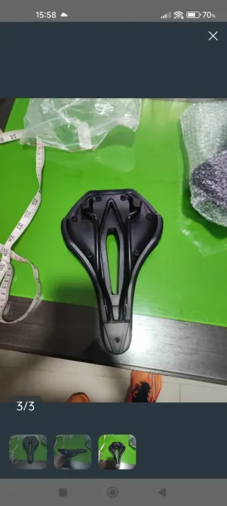 Sillín Ciclismo Cycle Zone 255x155mm Negro