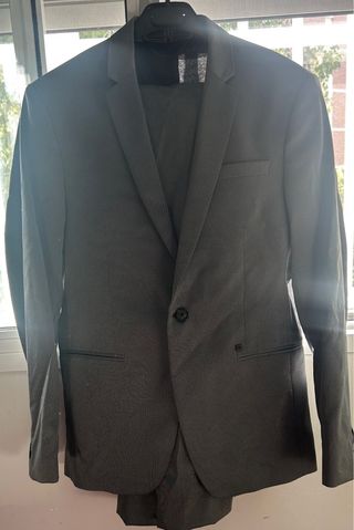 Traje Chaqueta Gris ZARA
