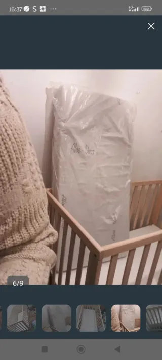 Cuna de bebé Aloe Vera