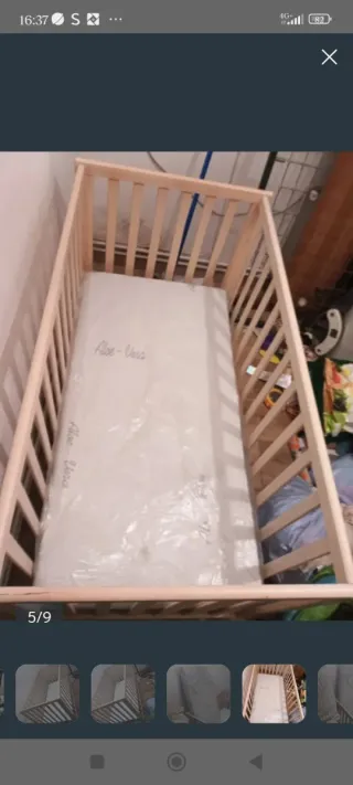 Cuna de bebé Aloe Vera