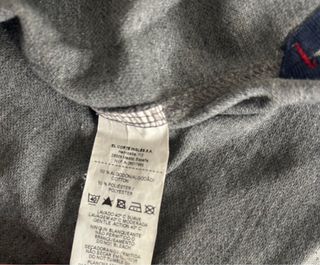 Polo gris cuello blanco Studyo Classics