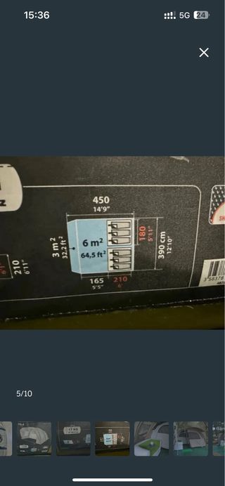 Alquiler Tienda Campaña Quechua 6.2