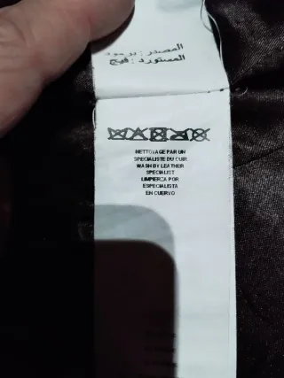 Chaqueta de cuero mujer con cuello pelo