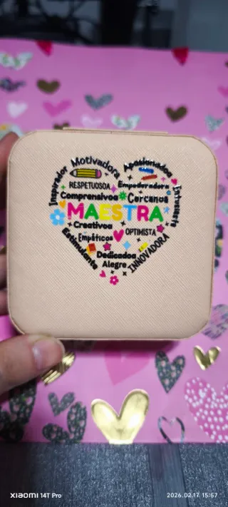 Joyero pequeño Maestra