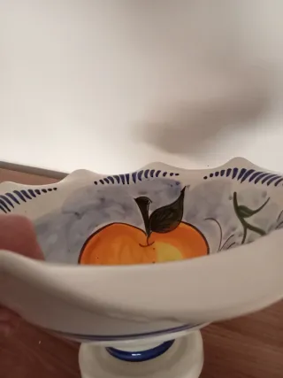 Frutero de cerámica vintage