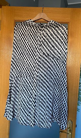 Falda satinada Mango Talla S