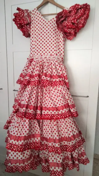 Traje de flamenca señora