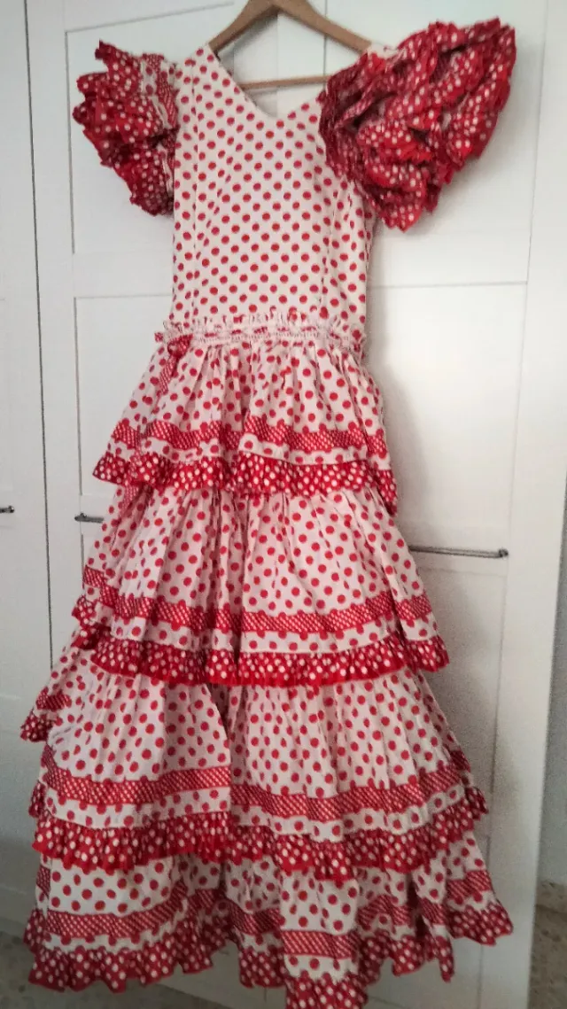 Traje de flamenca señora