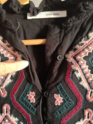 Vestido Sfera Basic bordado talla única