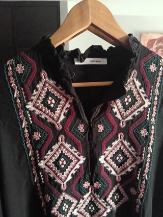 Vestido Sfera Basic bordado talla única