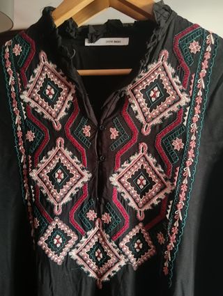 Vestido Sfera Basic bordado talla única