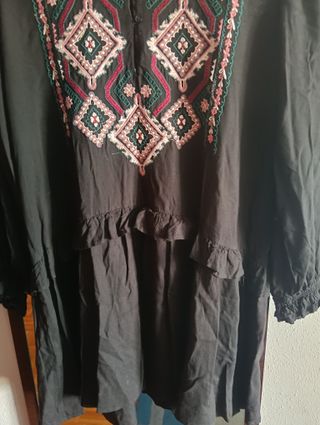 Vestido Sfera Basic bordado talla única