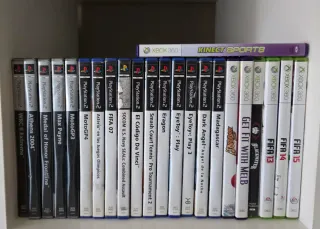 Lote 22 Juegos PlayStation 2 y Xbox 360