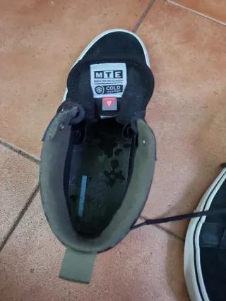 Vans Botas Negras y Verdes Talla X