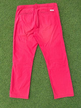 Pantalón rojo Tommy Hilfiger talla L Chino slim