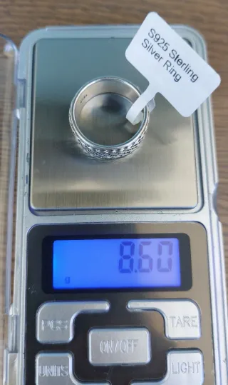 Anillo Plata de ley 925 Tejido.