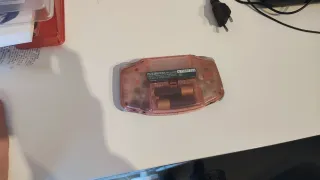 Game Boy Advance Como Nueva Rosa Translúcido