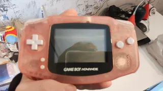 Game Boy Advance Como Nueva Rosa Translúcido