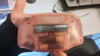 Game Boy Advance Como Nueva Rosa Translúcido