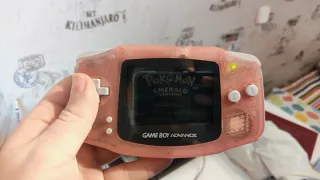 Game Boy Advance Como Nueva Rosa Translúcido