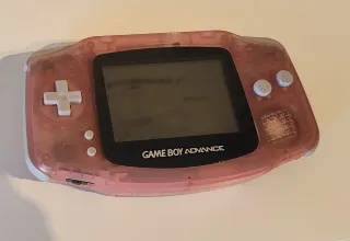 Game Boy Advance Como Nueva Rosa Translúcido
