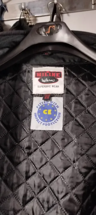 Chaqueta de moto Cruiser negra
