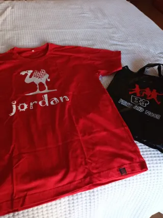 Camiseta Souvenir Jordania XL Roja B3 Print