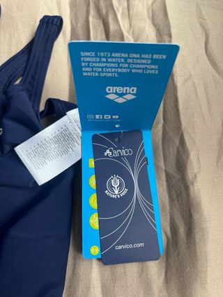 Bañador Arena niña azul oscuro 6/7 años