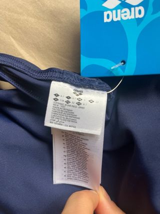 Bañador Arena niña azul oscuro 6/7 años