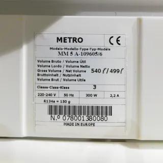 Armari fred METRO | Armario Frío METRO